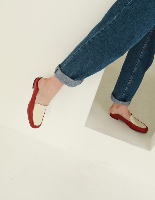 T101 twoway loafer cherry red (1.5cm)
