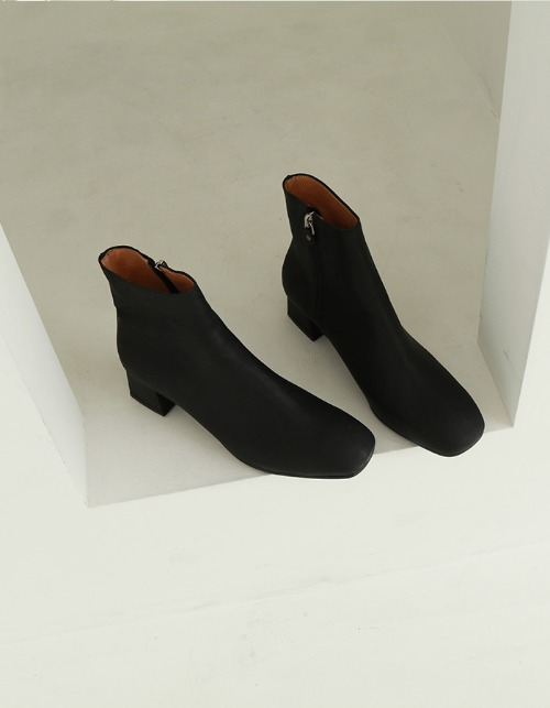 T023 basic boots black (5cm)